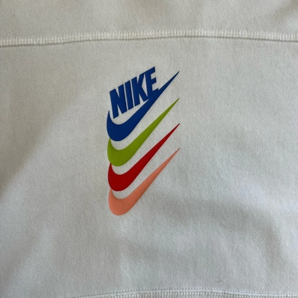 Nike Easy Cropped Hoodie Size L Women White